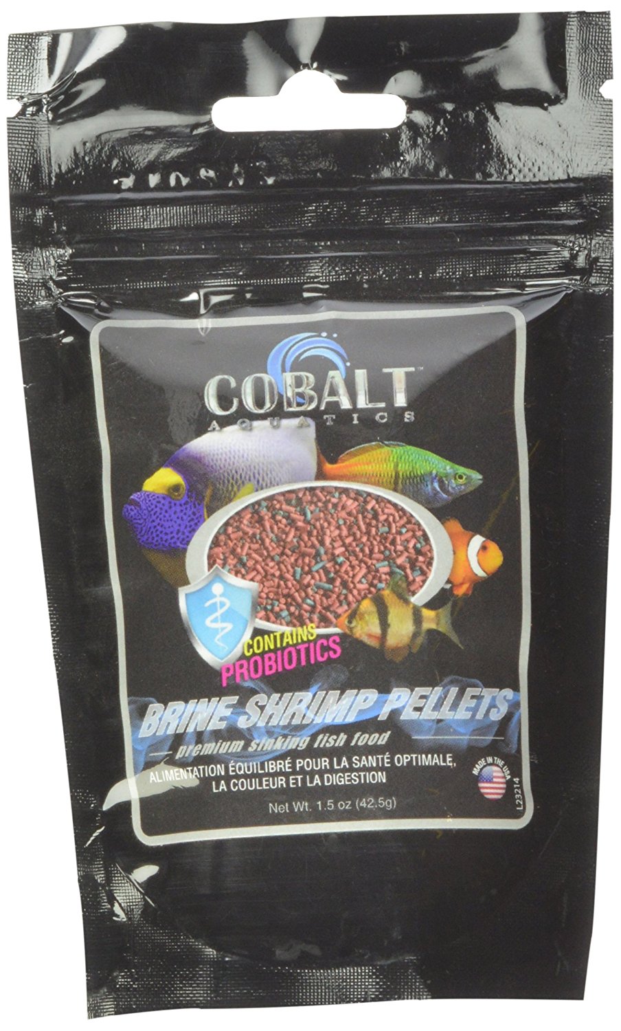 Cobalt Brine Shrimp Pellets - Small - 1.5 oz.