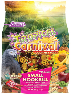 F.M. Brown's Tropical Carnival Gourmet Small Hookbill Food 10lbs