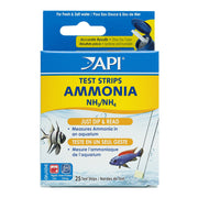 API AMMONIA TEST STRIPS Freshwater and Saltwater Aquarium Water Test Strips 25-Test Box