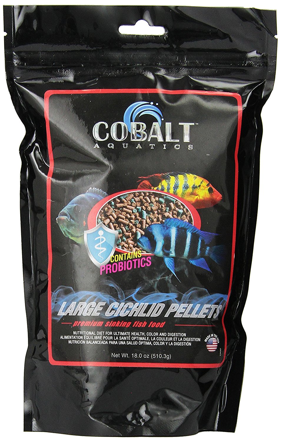 Cobalt Cichlid Pellets - Large - 18 oz