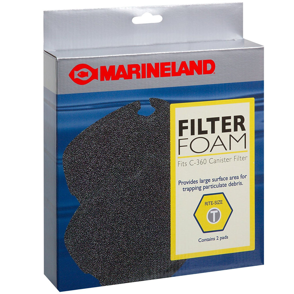 Marineland Filter Foam For Pcml360 2pk
