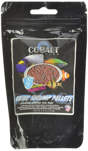 Cobalt Brine Shrimp Pellets - Small - 4 oz.