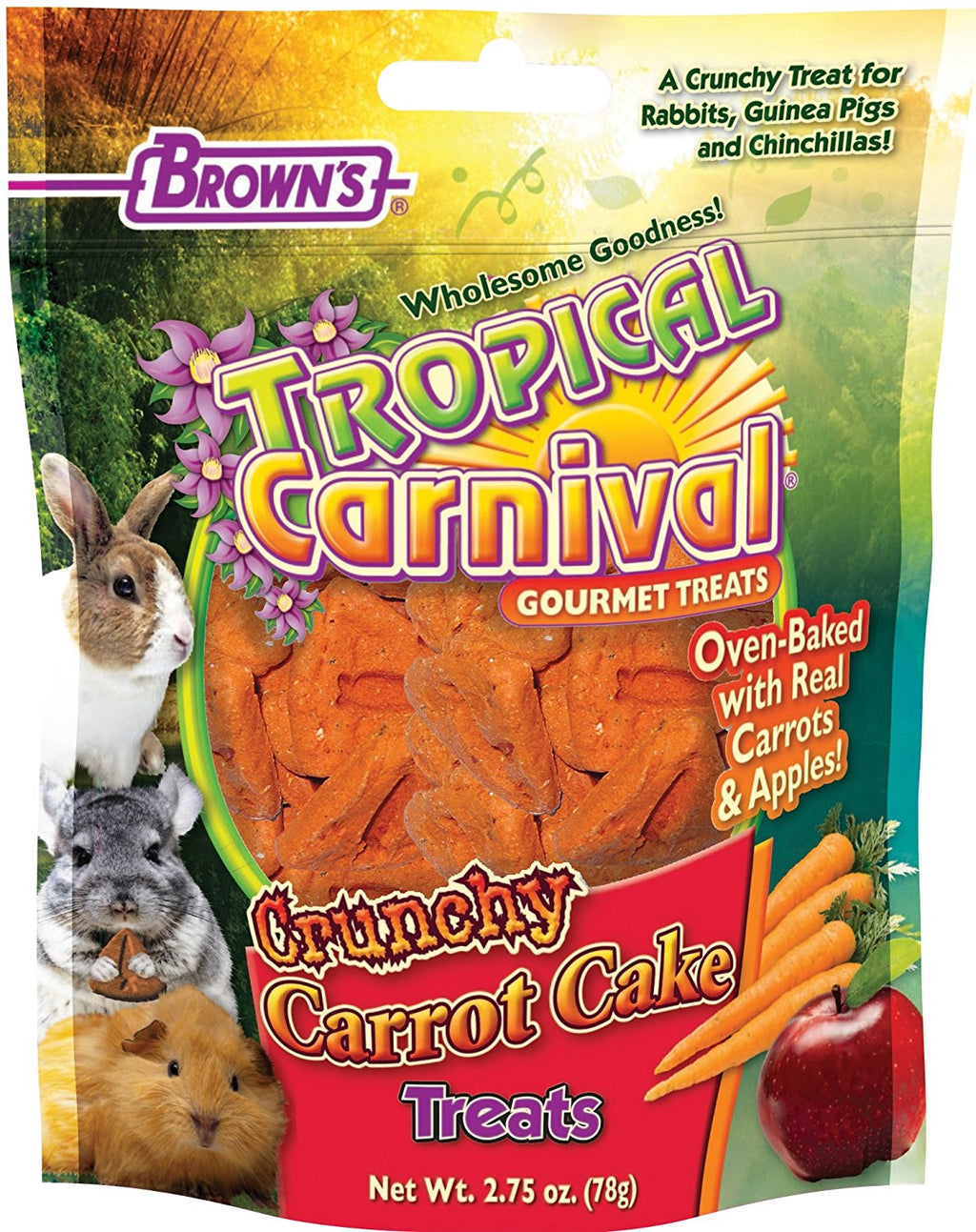 F.M. Brown's Tropical Carnival Crunchy Carrot Cake Treat 2.75 oz