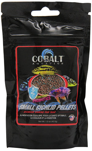 Cobalt Cichlid Pellets - Small - 1.5 oz.