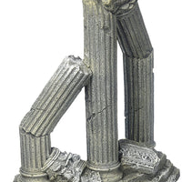 Blue Ribbon Resin Ornament - Three Column Ruins Curved Base