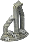 Blue Ribbon Resin Ornament - Three Column Ruins Curved Base