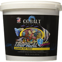 Cobalt Tropical Premium Fish Flake 16 oz