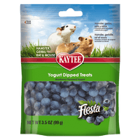 Kaytee Fiesta Blueberry Flavor Yogurt Dipped Treats for Hamster, Gerbil, Rat and Mouse