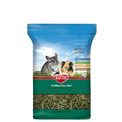 Kaytee Fortified Hay Diet Guinea Pig and Chinchilla Food 40 Ounce