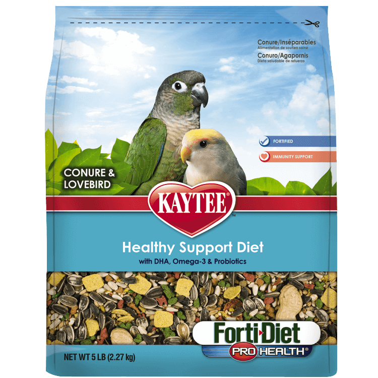 Kaytee Forti-Diet Pro Health Conure and Lovebird Food 5 Pound