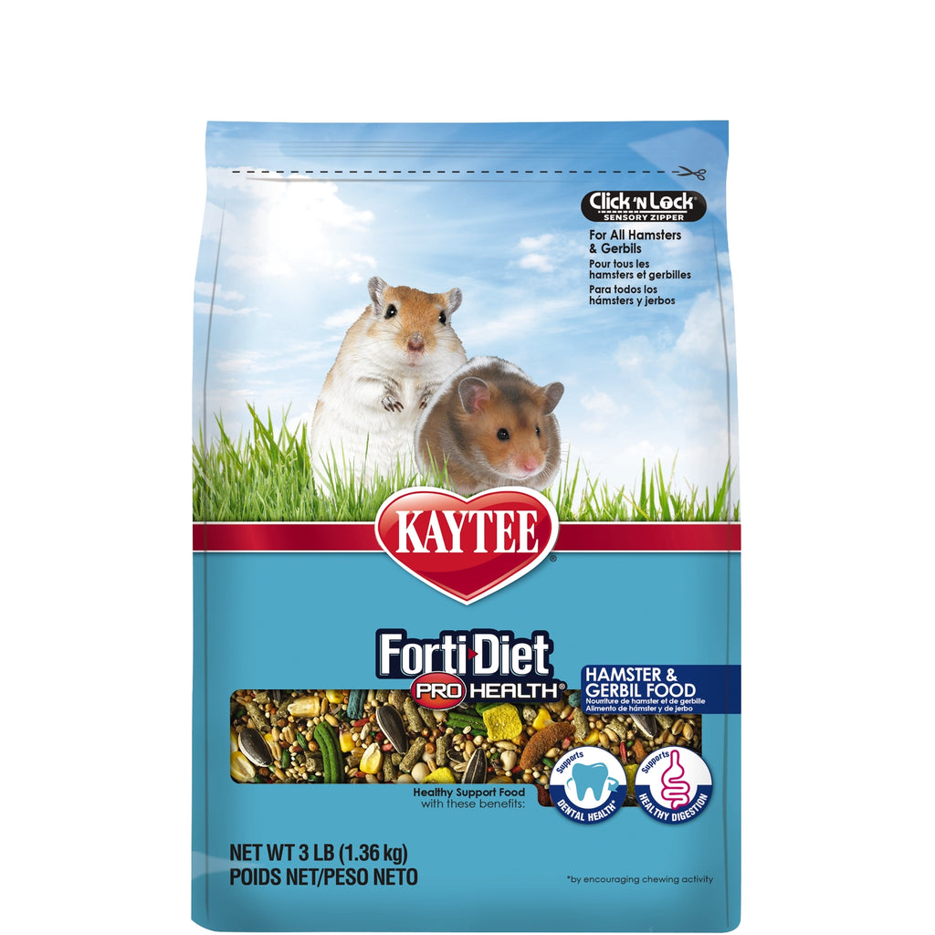 Kaytee Forti-Diet Pro Health Hamster and Gerbil Food 3 Pound