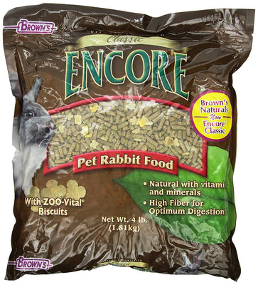 FM Brown's Encore Classic Rabbit Food 4lbs