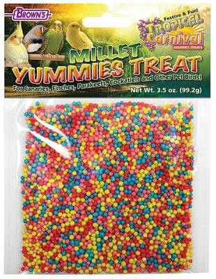 F.M. Brown's Tropical Carnival Millet Yummies Treat 3.5 oz