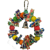 A&E Cage Happy Beaks Fiesta Wreath Bird Toy