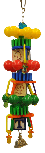 A&E Cage Happy Beaks Spin Tower Bird Toy