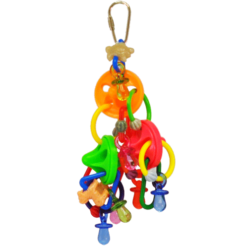 A&E Cage Happy Beaks Spinners & Pacifiers Bird Toy