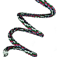 A&E Cage Medium Rainbow Cotton Rope Boing With Bell