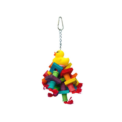 A&E Cage Rubber Duck Monster Bird Toy