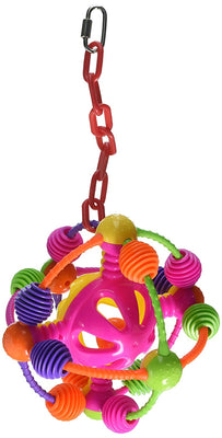 A&E Cage Space Ball On A Chain Happy Beaks Bird Toy