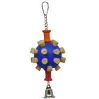 A&E Cage Happy Beaks Deep Sea Mine Jr. Small Bird Toy
