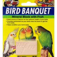 Zoo Med Bird Banquet Fruit Mineral Block Large