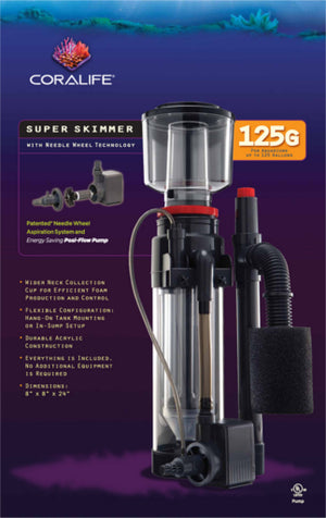 Coralife Super Skimmer w/Pump (125 Gal & 220 Gal)