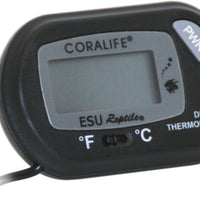 Coralife Thermometer Digital W/Battery Aquarium 