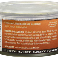 Fluker's Gourmet Canned Mealworms 