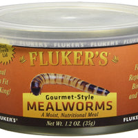 Fluker's Gourmet Canned Mealworms 