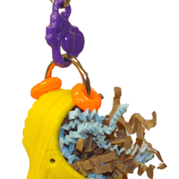 A&E Cage Happy Beaks Croc-Fetti Bird Toy