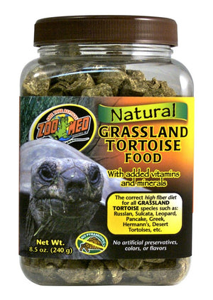 Zoo Med Natural Grassland Tortoise Food 8.5 oz.