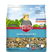 Kaytee Forti Diet Pro Health Bird Food with Safflower for Cockatiels 5lb Bag